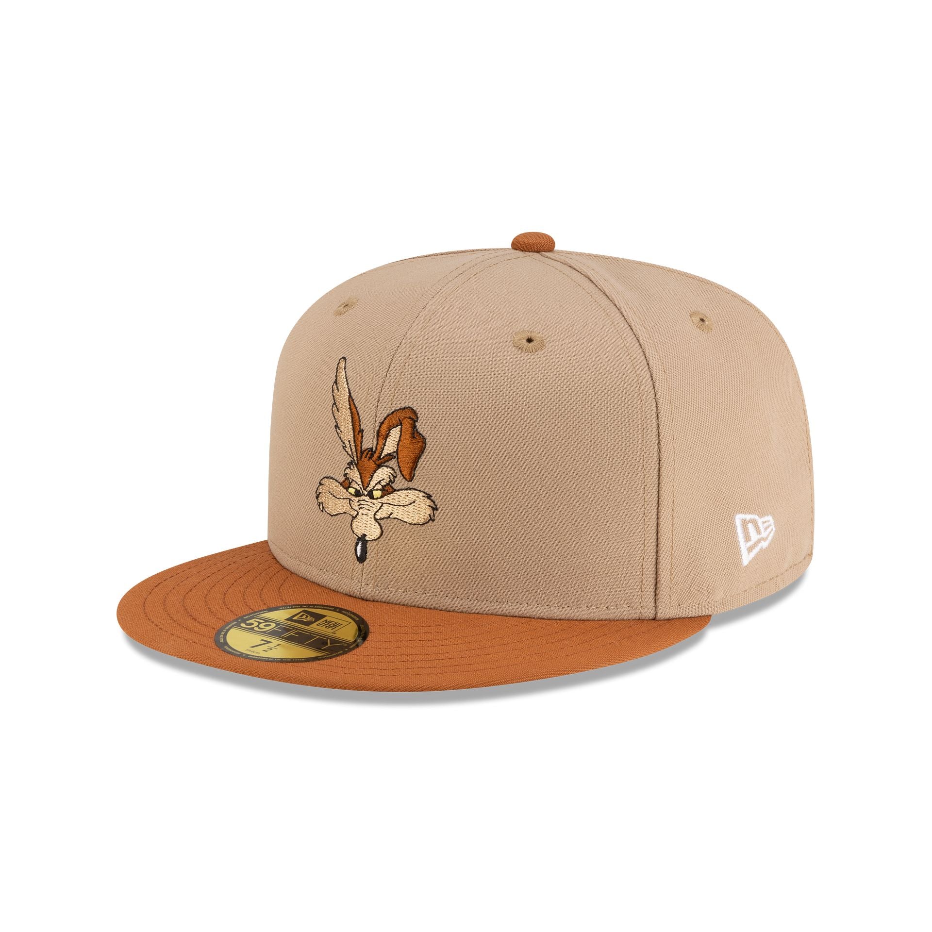 Looney Tunes Wile E. Coyote Camel Brown 59FIFTY Fitted Hat – New