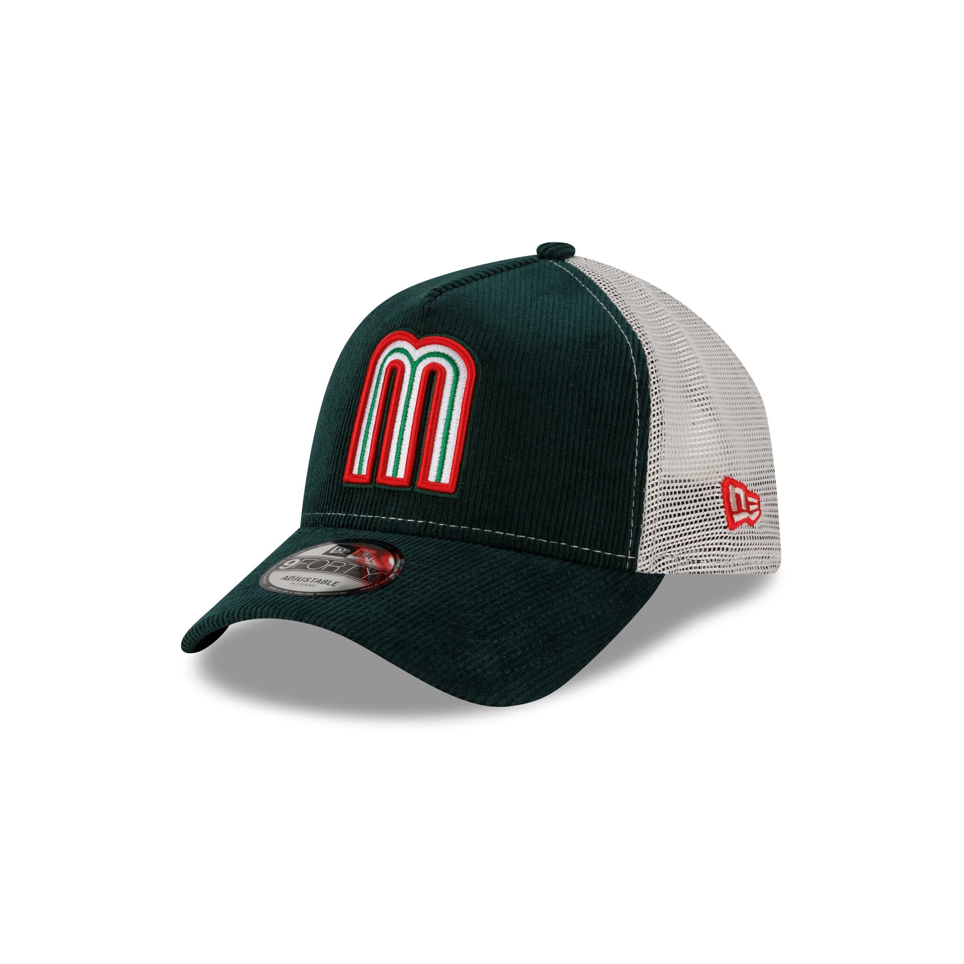 Mexico 2026 World Baseball Classic Corduroy 9FORTY A-Frame Trucker