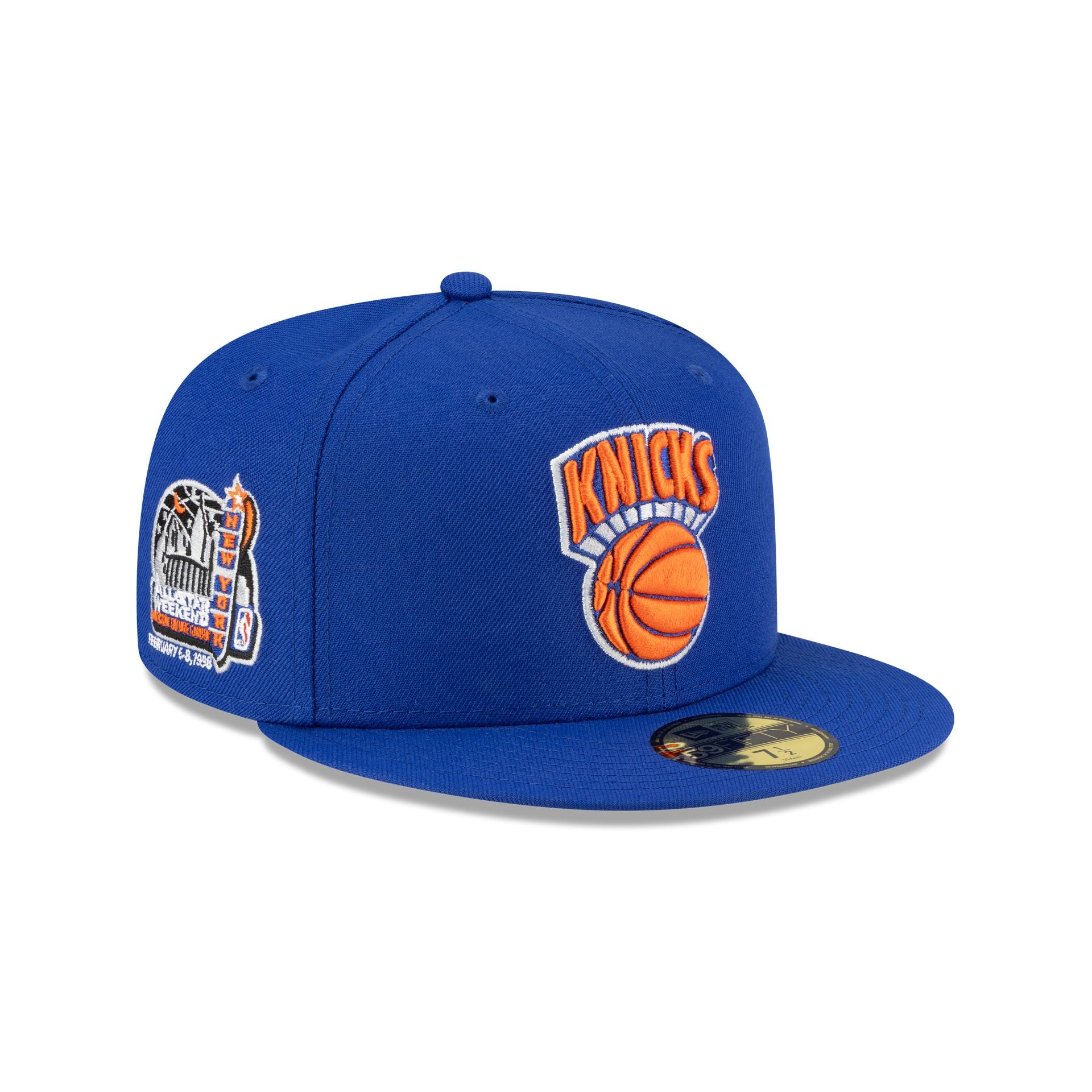 New York Knicks 1976-1977 Hardwood Classics Majestic Blue 59FIFTY