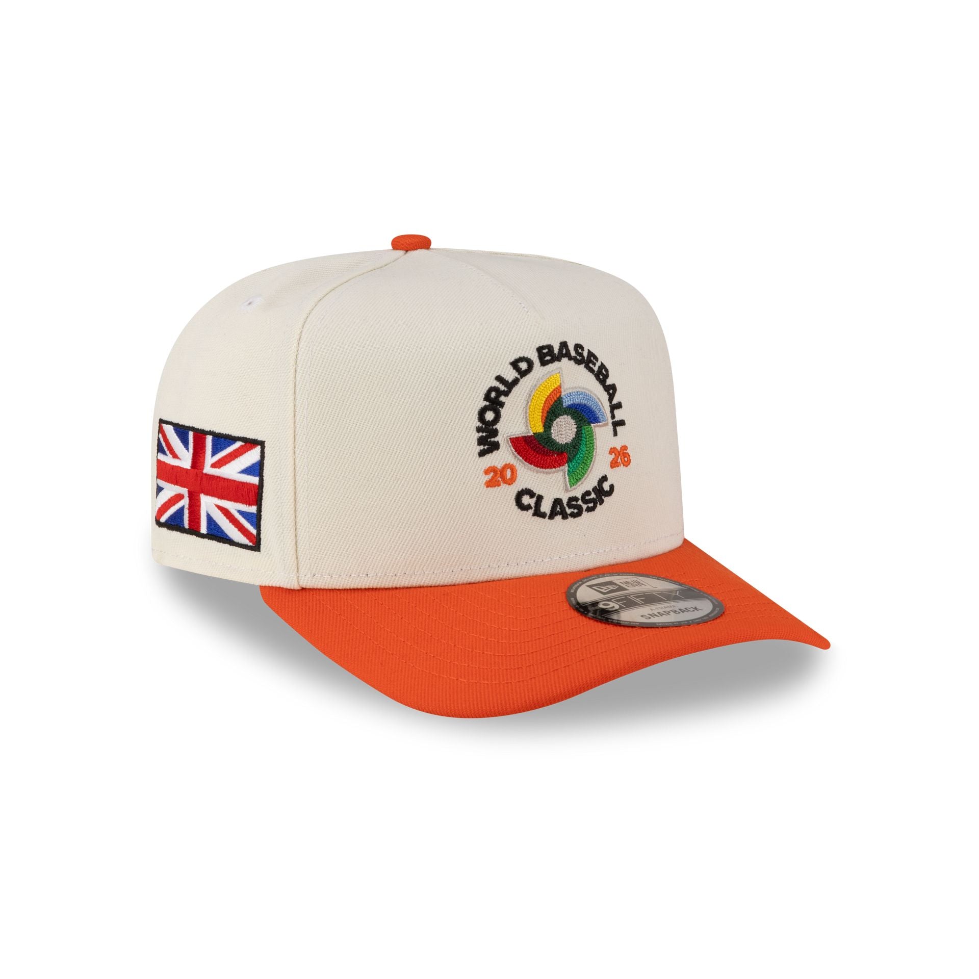 Great Britain 2026 World Baseball Classic Chrome White 9FIFTY A