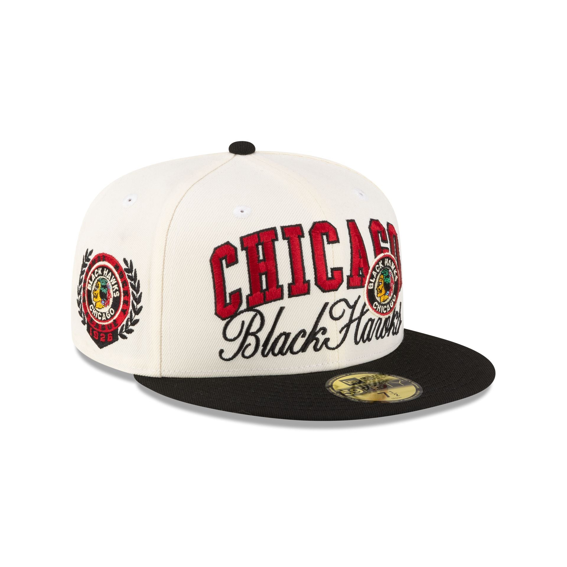 Chicago Blackhawks Arch Script 59FIFTY Fitted Hat – New Era Cap