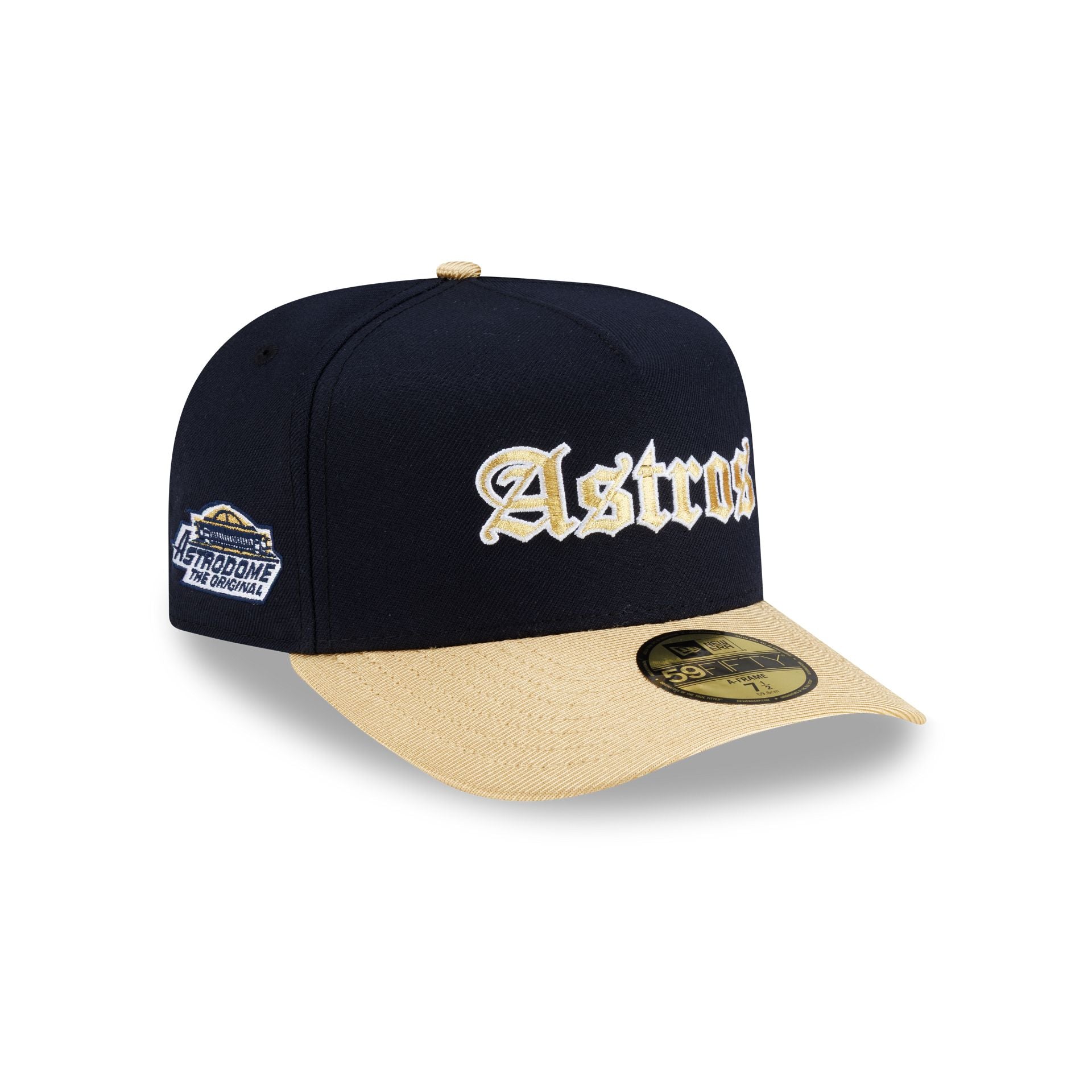 ASTRO アストロ MJ 握手券 渋谷 Just Caps Gothic Script Houston Astros 59FIFTY A-Frame Fitted Hat