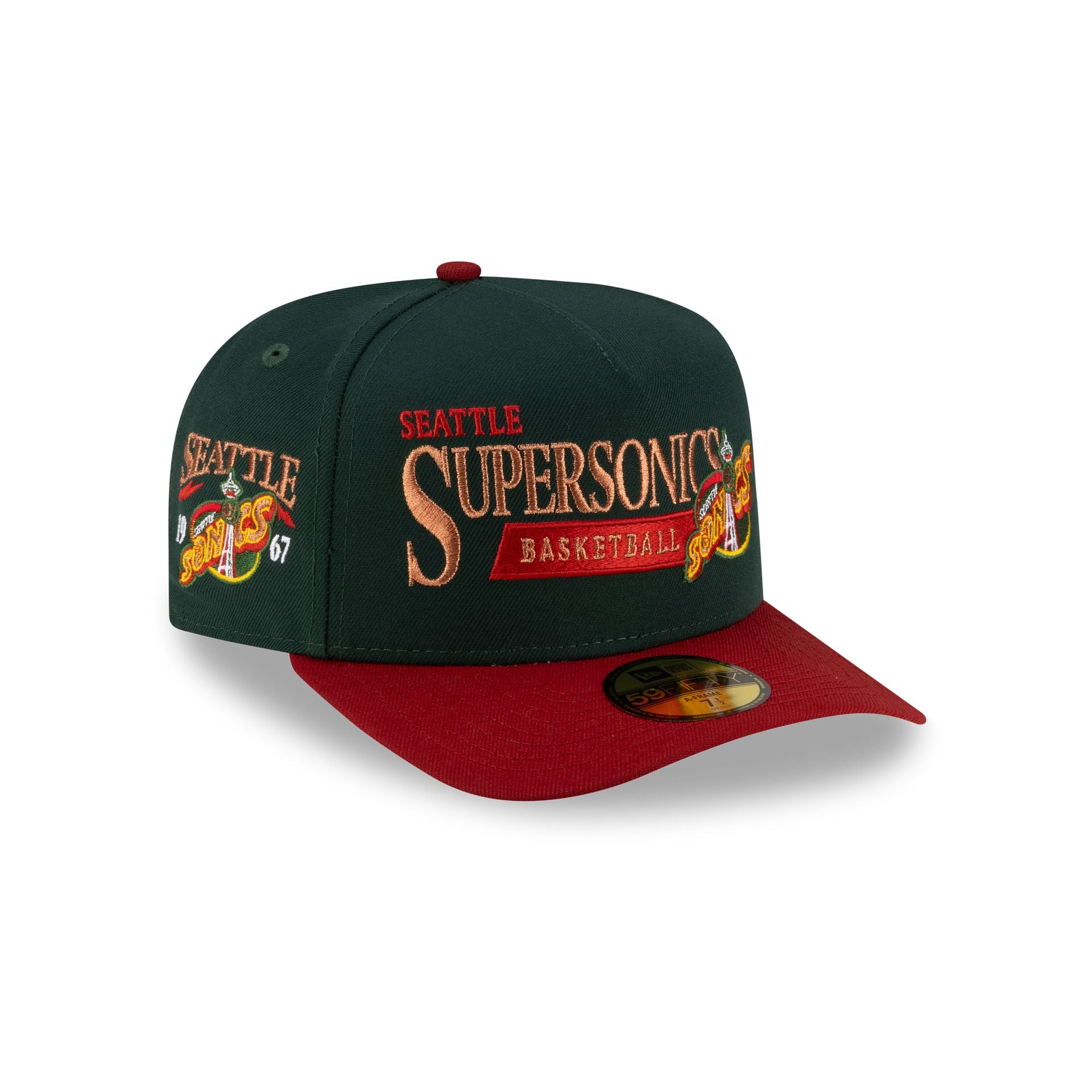 Seattle SuperSonics 1995-2001 Hardwood Classics Liner 59FIFTY A