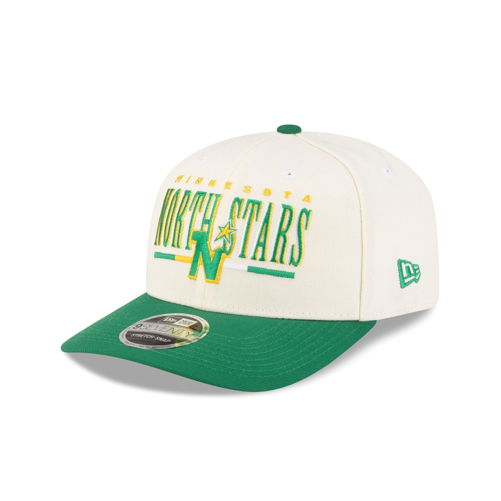 Minnesota North Stars First Shot 9SEVENTY Stretch-Snap Hat – New
