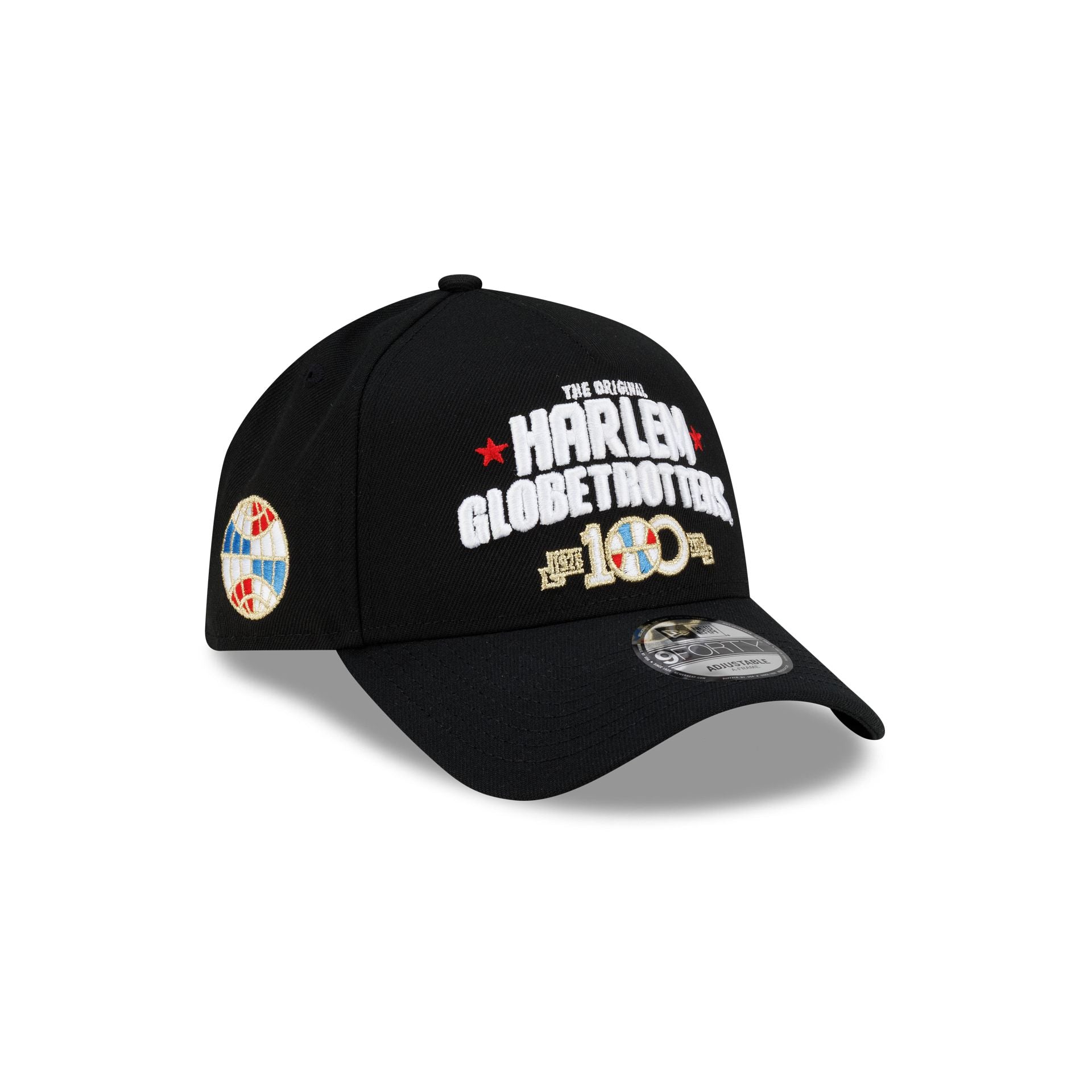 Harlem Globetrotters 100th Anniversary Black 9FORTY A-Frame