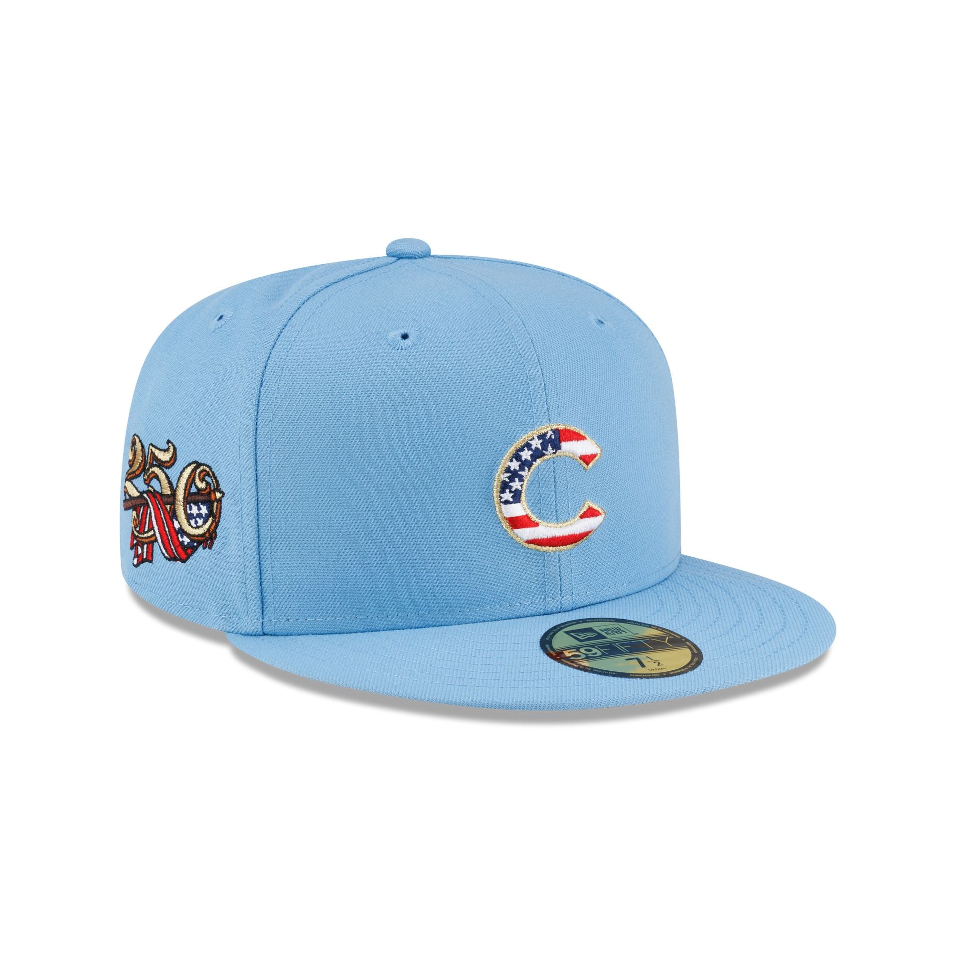 Chicago Cubs Red, White & Blue 59FIFTY Fitted Hat – New Era Cap