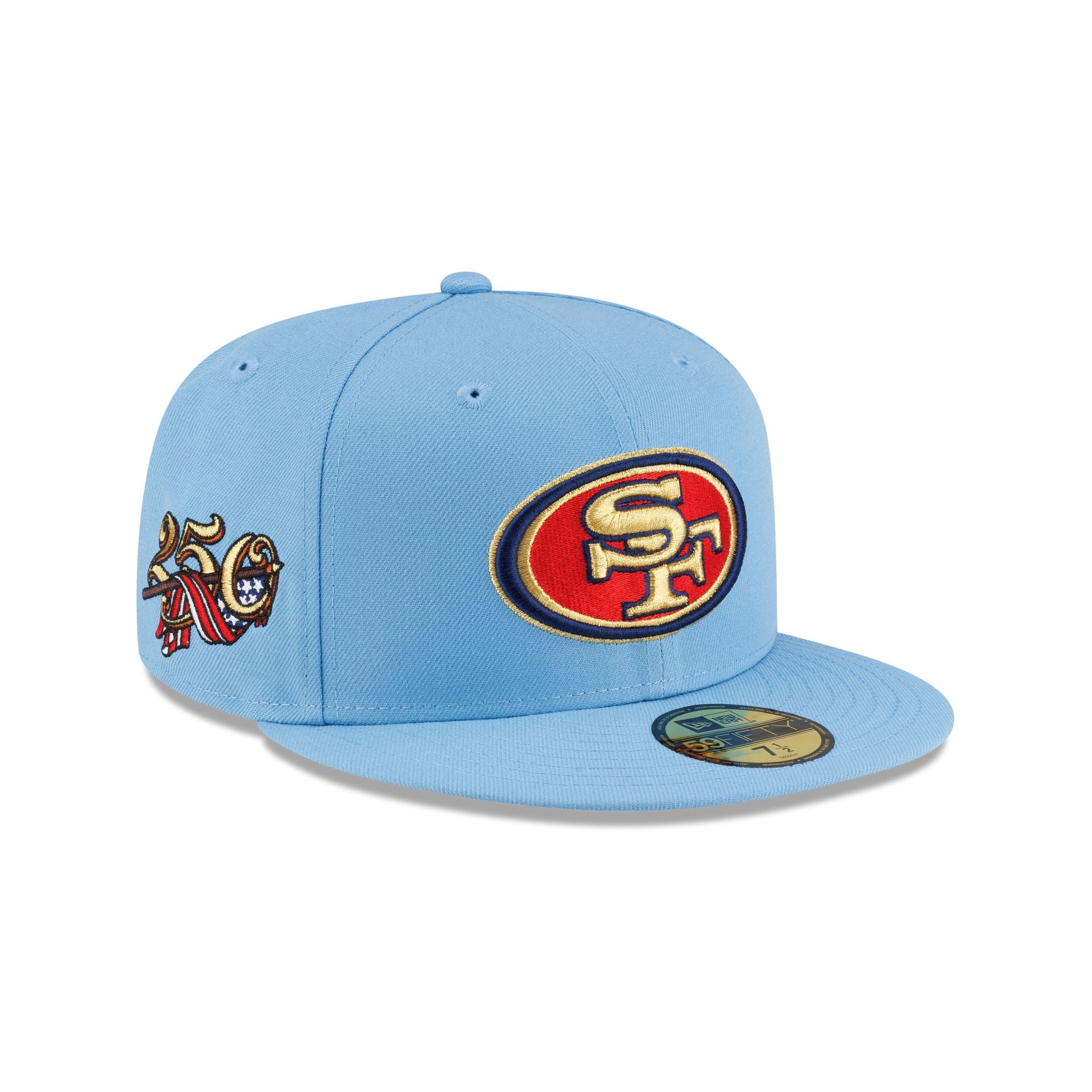 San Francisco 49ers Red, White & Blue 59FIFTY Fitted Hat – New Era Cap