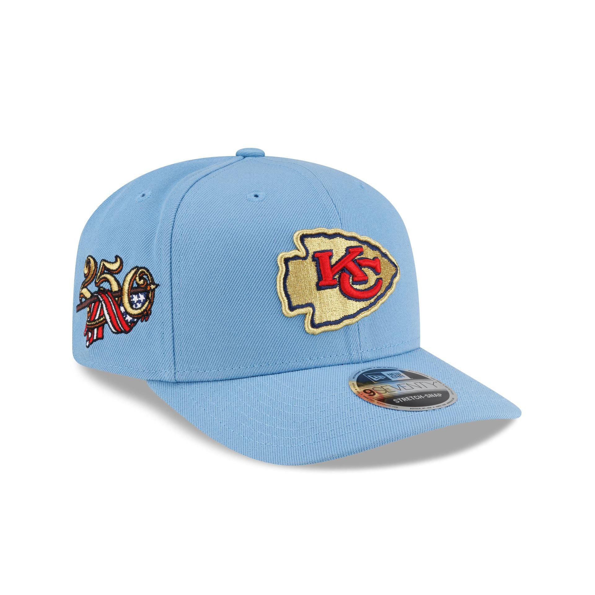 Kansas City Chiefs Red, White & Blue 9SEVENTY Stretch-Snap Hat