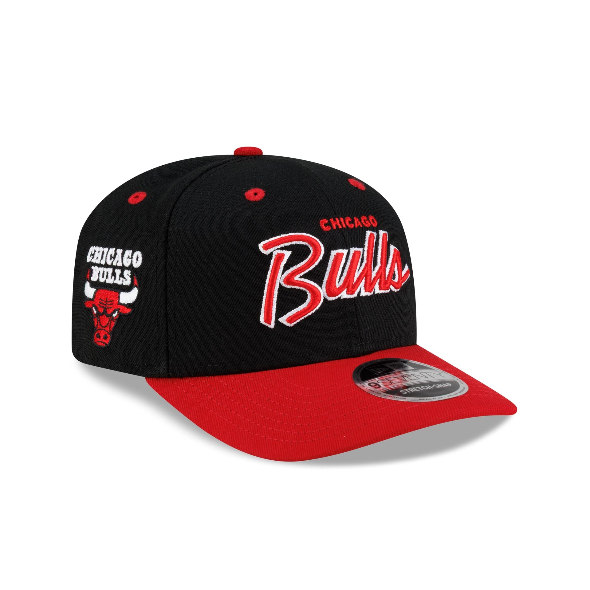 90s NBA OFFICIAL セットアップ BULLSカラー S-Mサイズ Chicago Bulls Hardwood Classics 90s Script 9SEVENTY Stretch-Snap