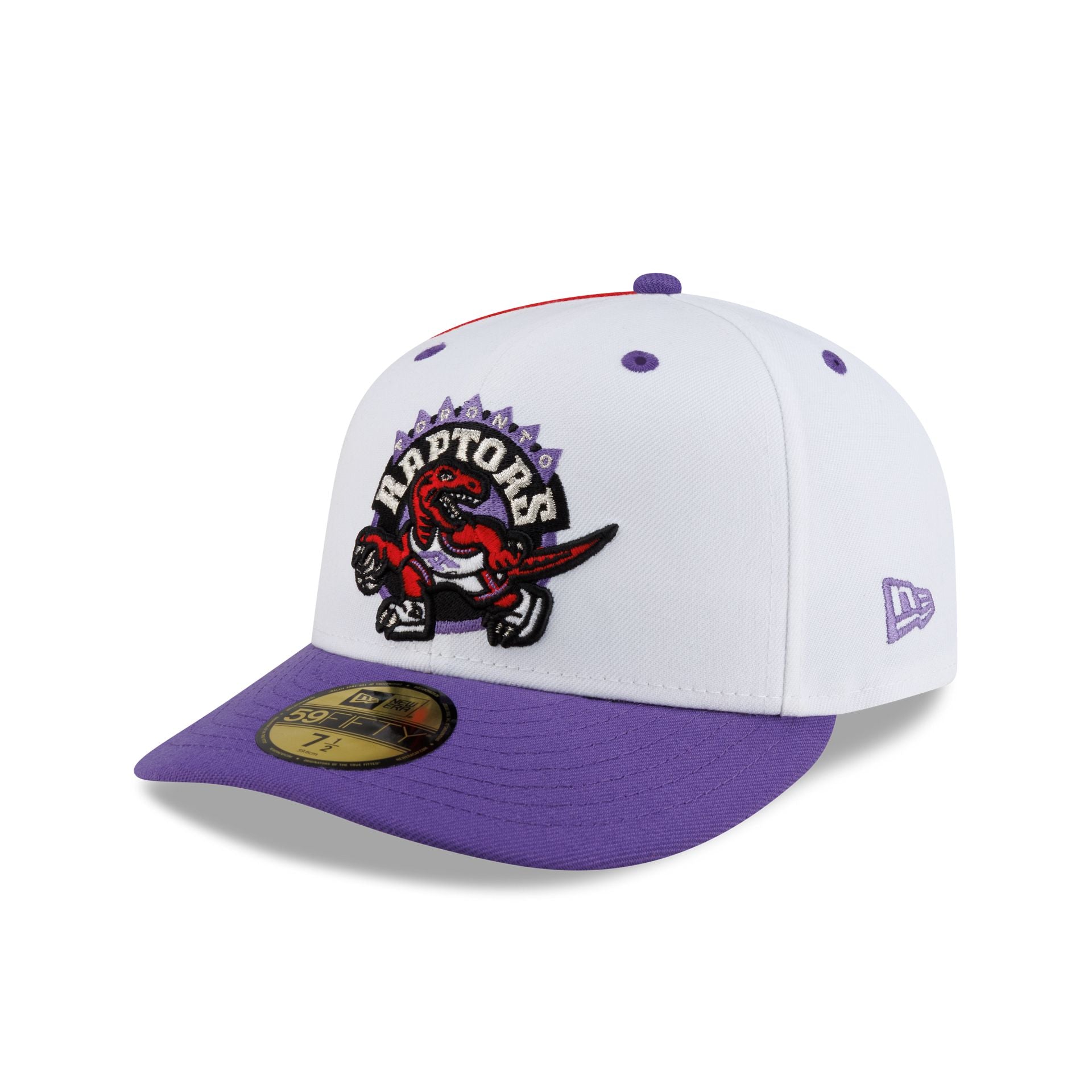 Toronto Raptors Hardwood Classics 90s White 59FIFTY Fitted Hat