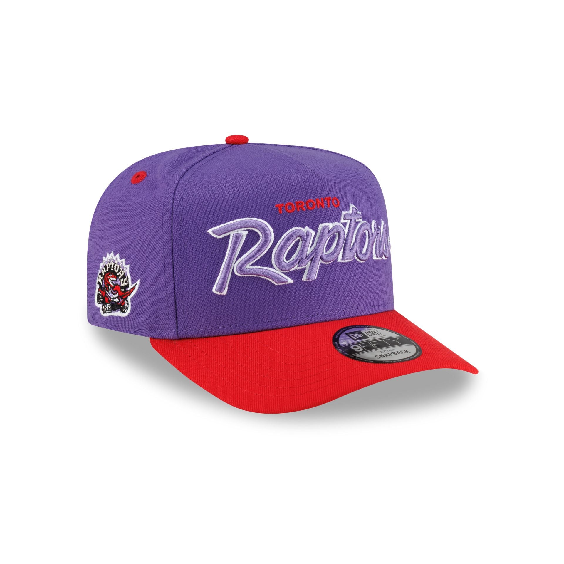 Toronto Raptors Hardwood Classics 90s Script 9FIFTY A-Frame