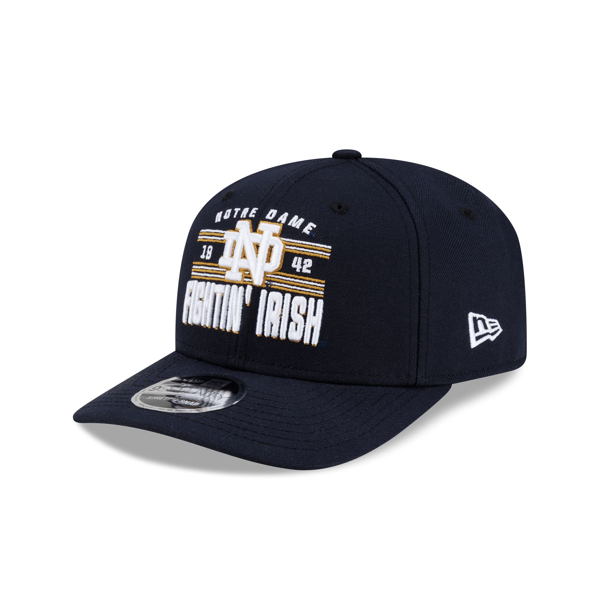 【値下げ！】Edwards トロンボーン ロータリーキャップ インサート 2個 Notre Dame Fighting Irish College Stripe 9SEVENTY Stretch-Snap Hat