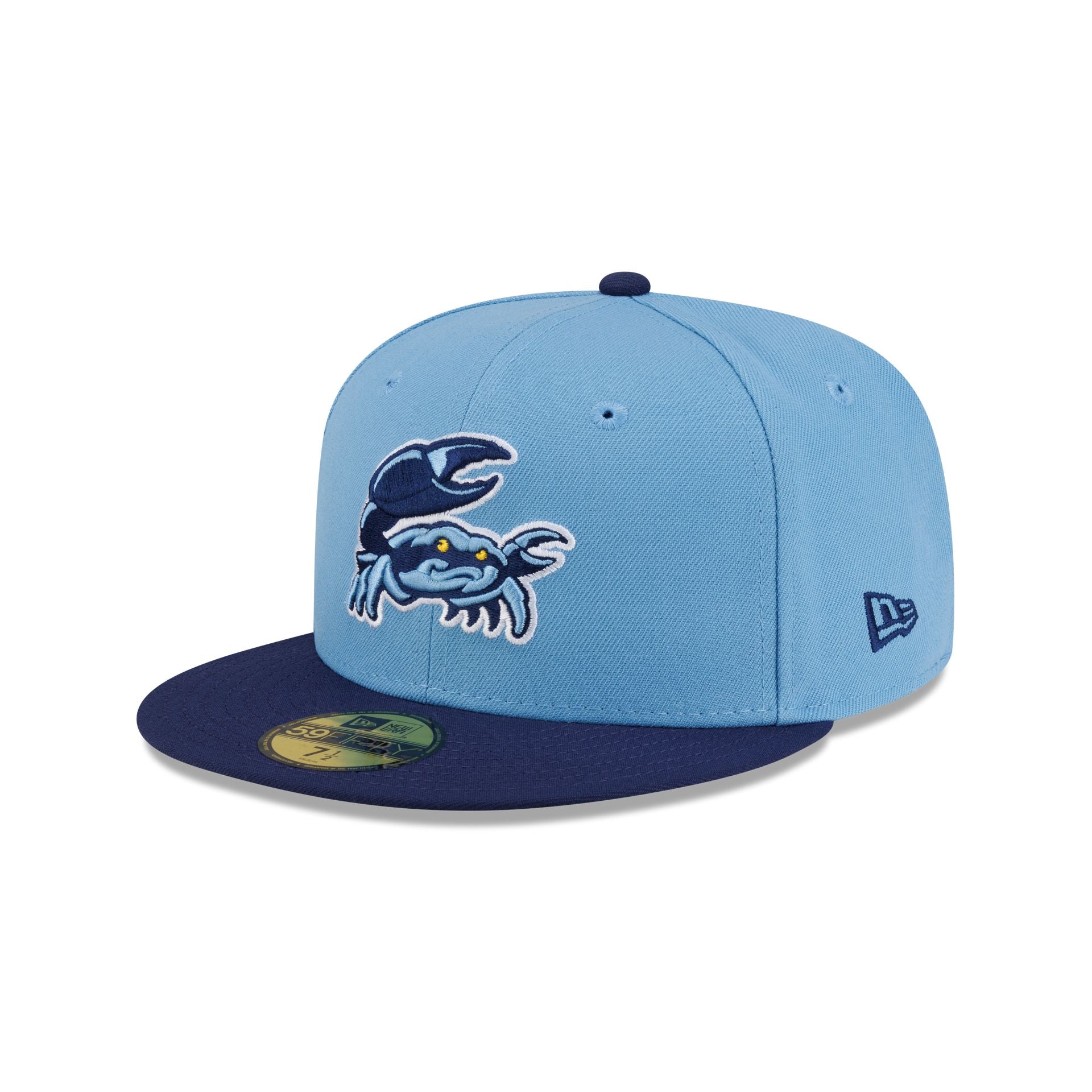 Charlotte Stone Crabs Hometown Sky Blue 59FIFTY Fitted Hat – New