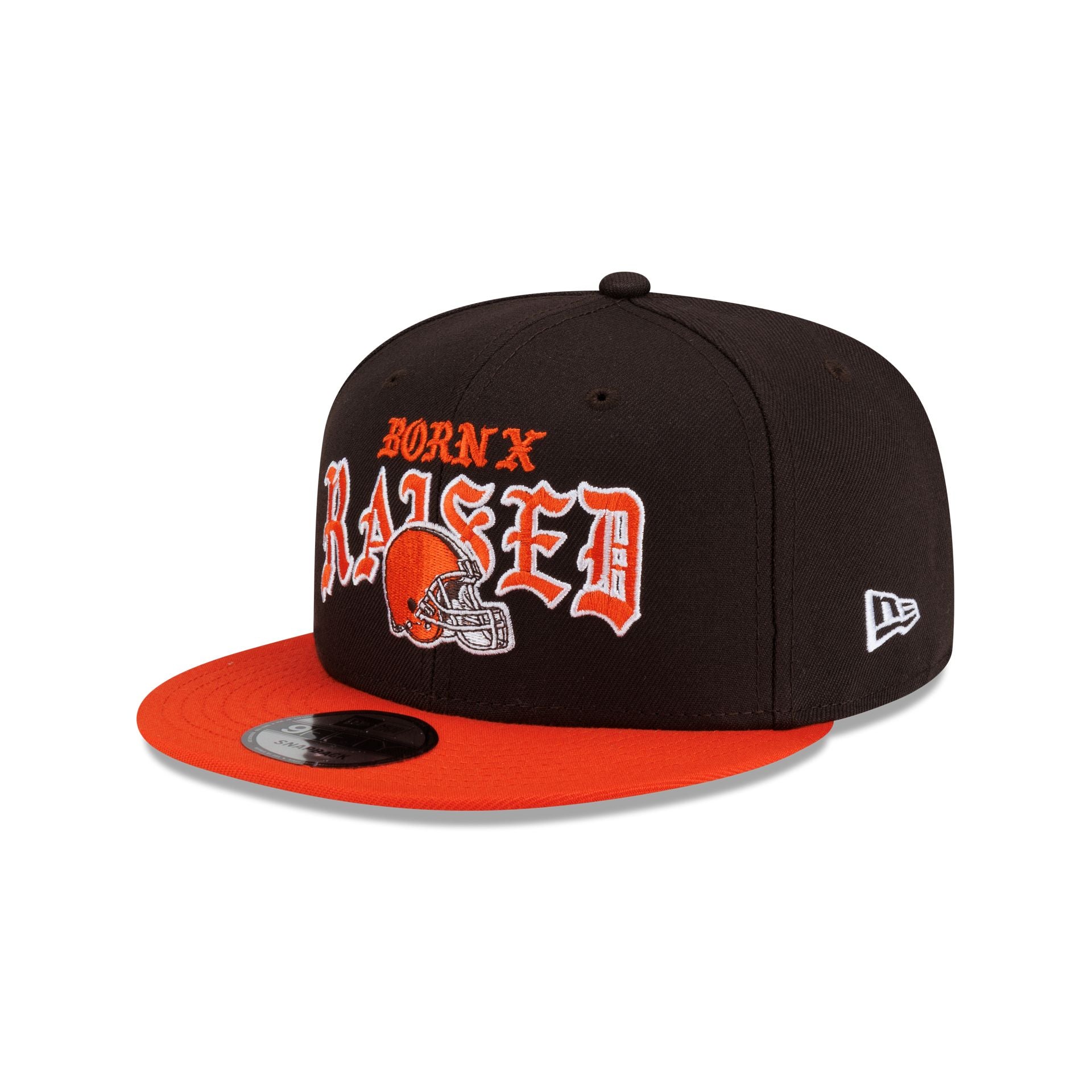Born x Raised x Cleveland Browns Two-Tone 9FIFTY Snapback Hat