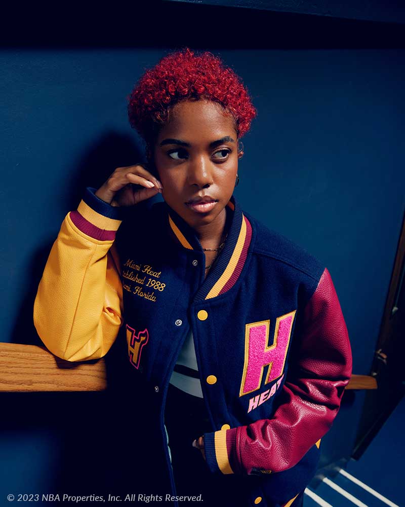 NBA Colorpack Jacket on model