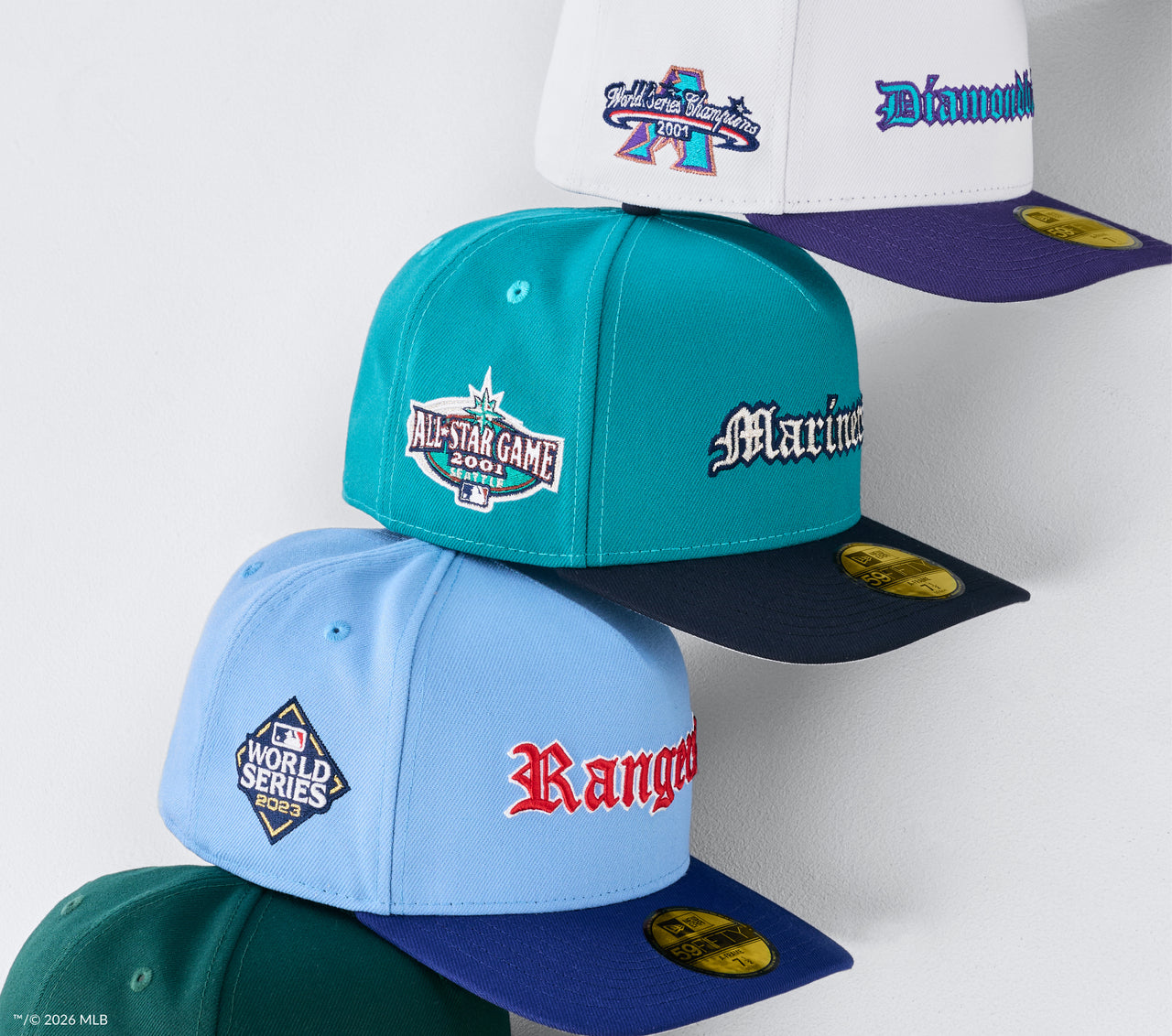 Shop the Just Caps MLB® Gothic Script Collection
