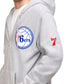 Philadelphia 76ers Gray Logo Select Full-Zip Hoodie
