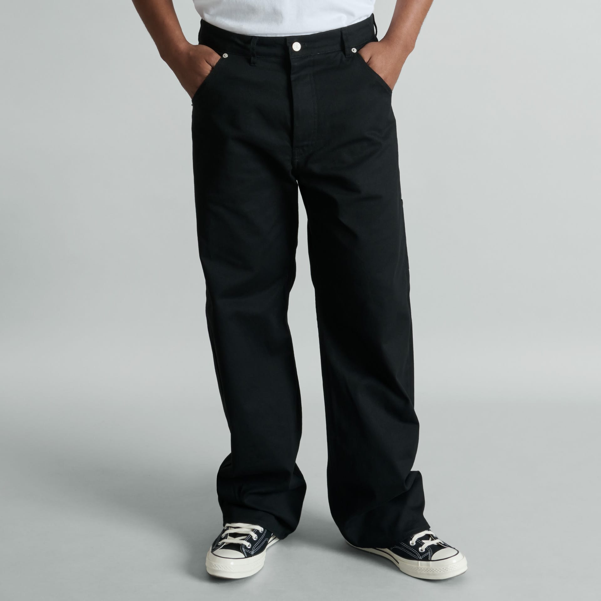 Ellicott Black Carpenter Pants – New Era Cap