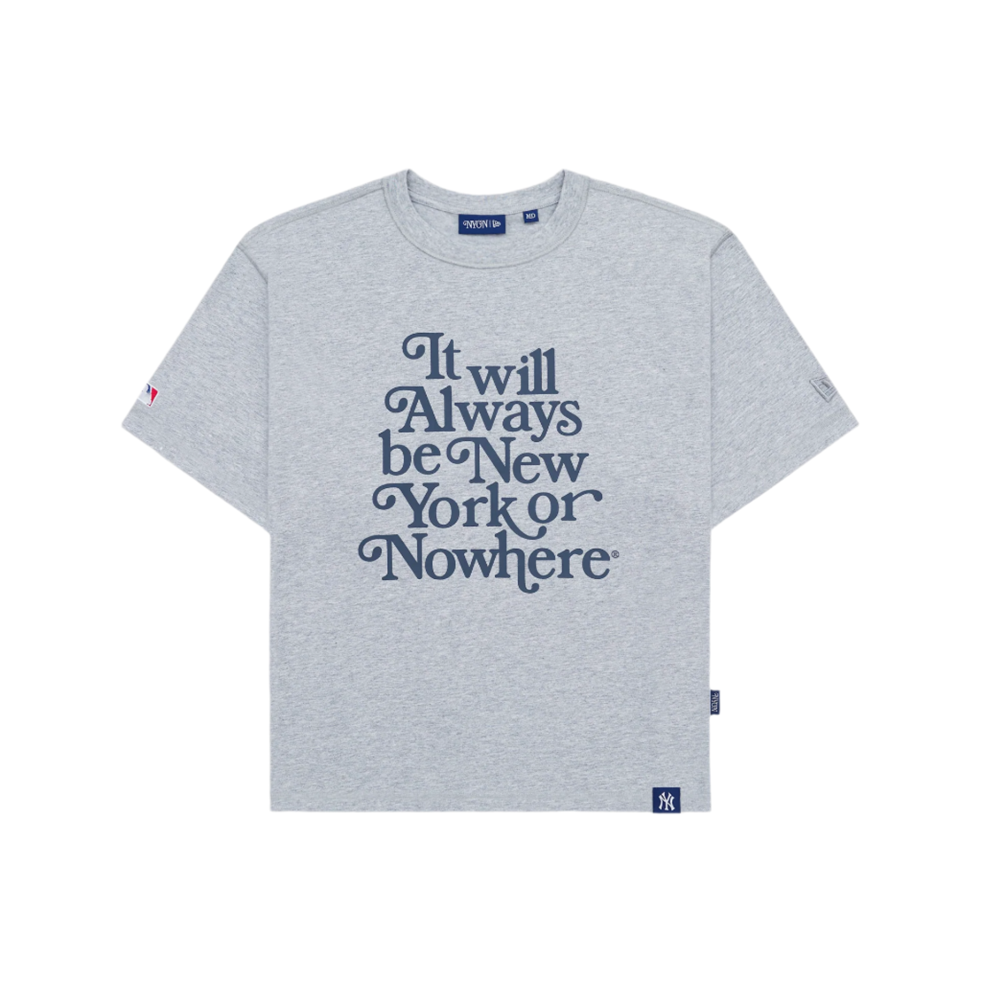 New York or Nowhere x New York Yankees Heather Gray Relaxed Motto