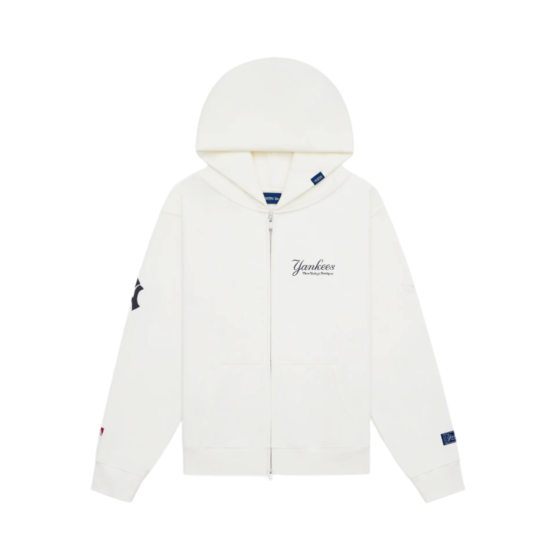 New York or Nowhere x New York Yankees Optic White Full-Zip Hoodie 