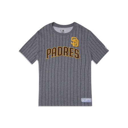 San Diego Padres Striped Gray T-Shirt