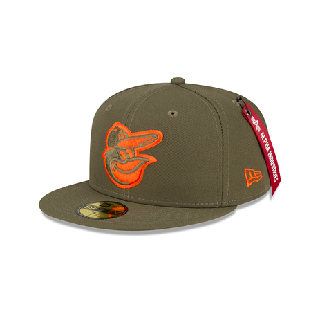 Alpha Industries X Baltimore Orioles Green 59FIFTY Fitted Hat