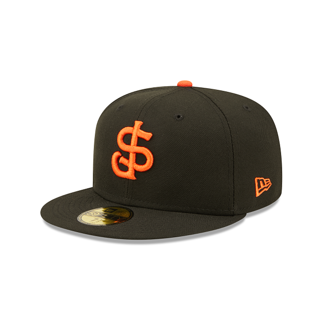 Men's New Era Black San Jose Giants Authentic Collection Team Home 59FIFTY Fitted Hat