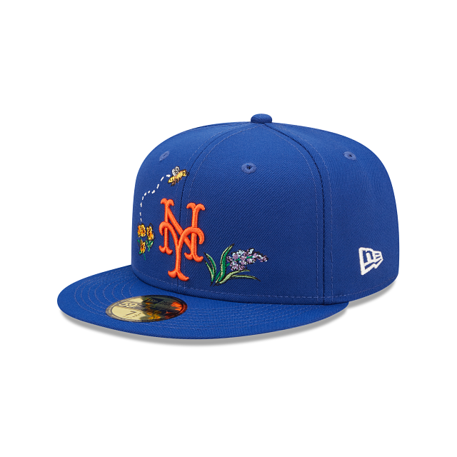 New Era 59FIFTY MLB New York Mets Watercolor Floral Fitted Hat 7 3/4