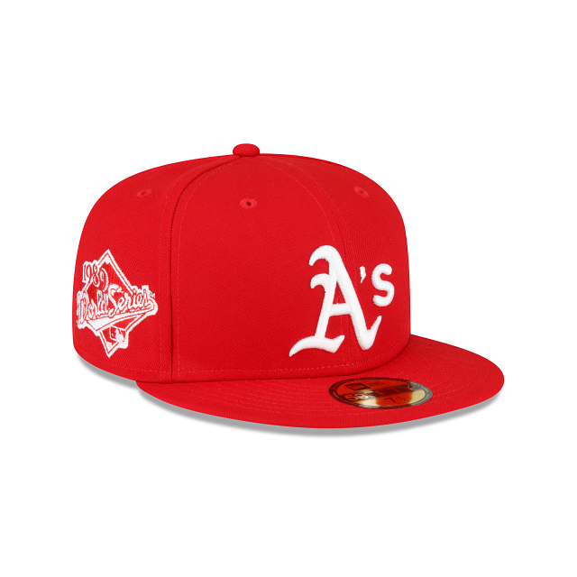 Oakland Athletics Sidepatch Red 59FIFTY Fitted Hat – New Era Cap