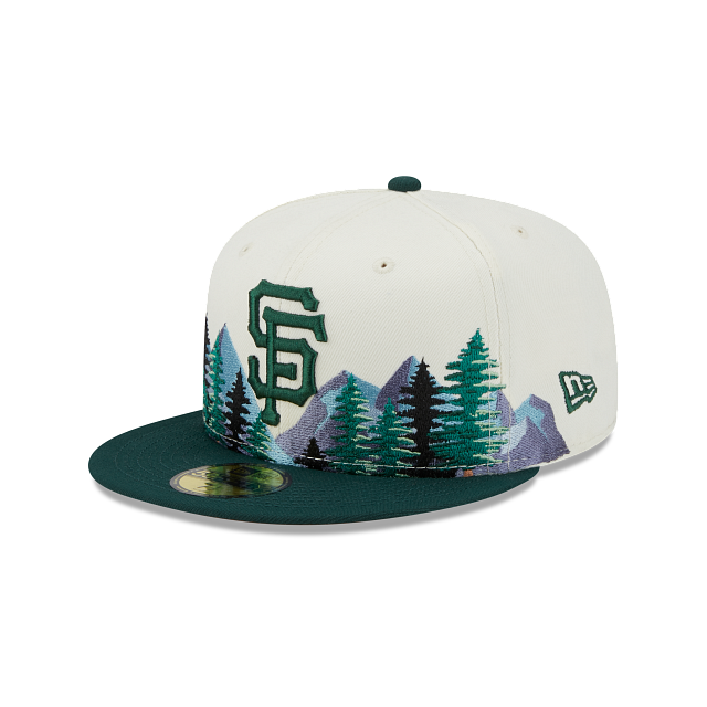 New Era San Francisco Giants Great Outdoors 25th Anniversary Patch Hat Club Exclusive 59FIFTY Fitted Hat Indigo/Olive