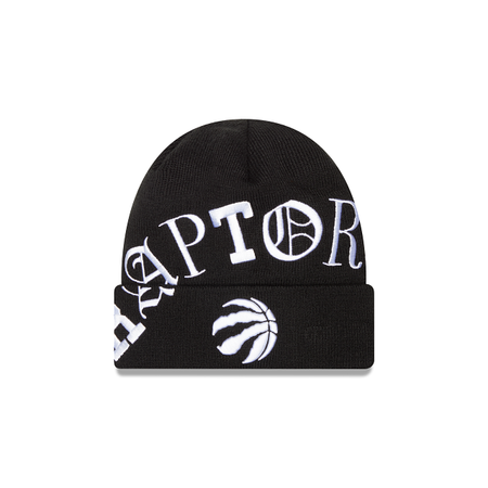 Toronto Raptors Blackletter Knit Hat