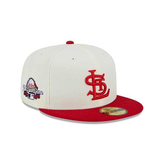 New Era 59FIFTY St. Louis Cardinals 5950 Patch Fitted Hat 7 3/8 / Red White