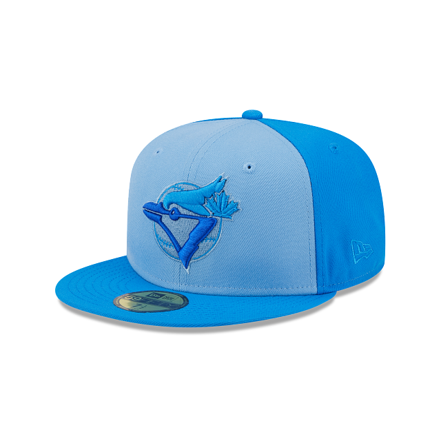 Toronto Blue Jays Tri-Tone Team 59FIFTY Fitted Hat - Size: 7 5/8, MLB by New Era