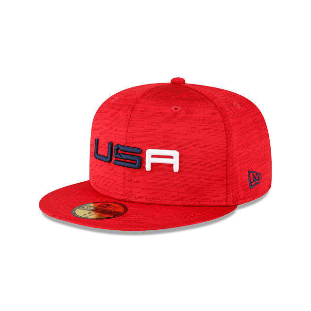 2023 Ryder Cup Team USA Red 59FIFTY Fitted Hat New Era Cap