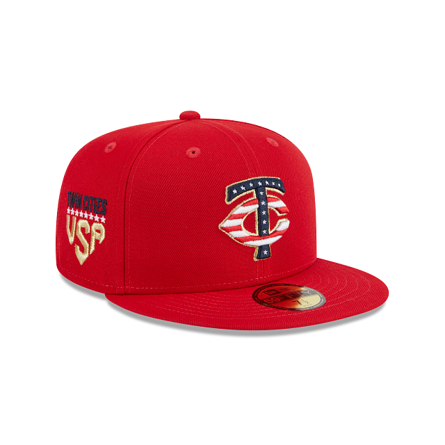 Louisville Bats THEME NIGHT Sky-Red Fitted Hat by New Era