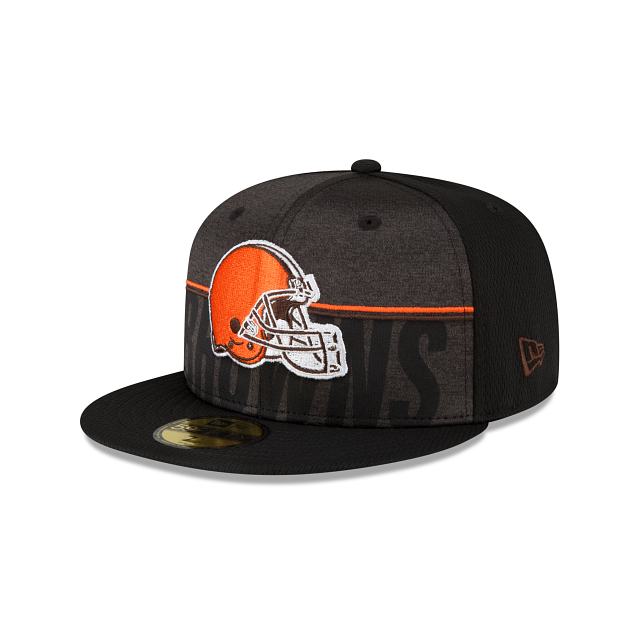 Cleveland Browns 2023 Training Black 59FIFTY Fitted Hat - Size: 8, NFL by New Era