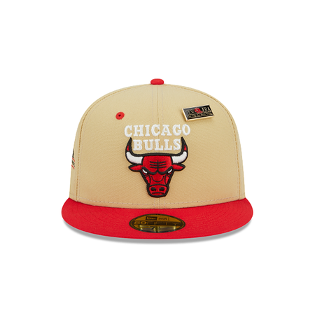 Chicago Bulls Tan 59FIFTY Fitted Hat