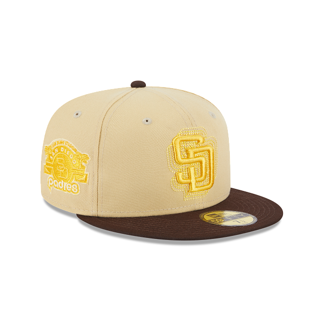 New Era 59FIFTY San Diego Padres Mexico City Series Patch Game Brown Fitted Hat 7 3/8