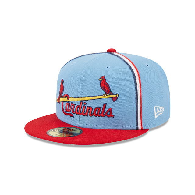 Just Caps Forest Green St. Louis Cardinals 59FIFTY Fitted Hat, White - Size: 7 1/2, MLB by New Era