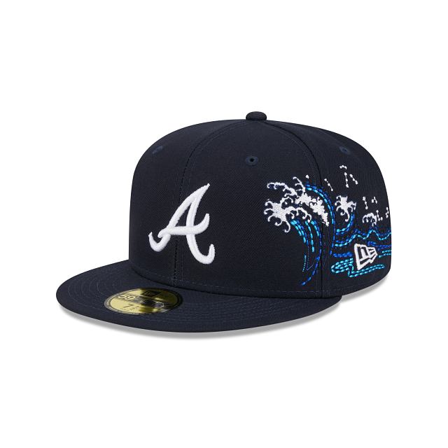 Atlanta Braves Tonal Wave 59FIFTY Fitted Hat – New Era Cap