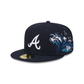 Atlanta Braves Tonal Wave 59FIFTY Fitted Hat
