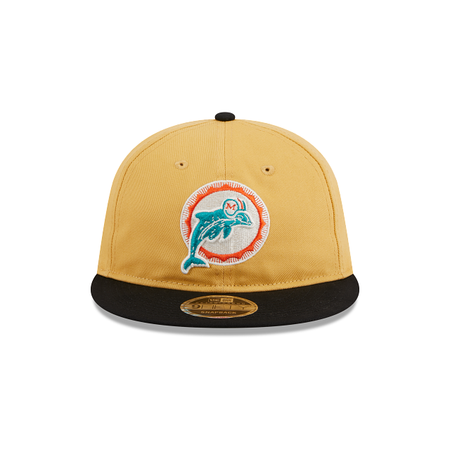 Miami Dolphins Sepia Retro Crown 9FIFTY Snapback Hat