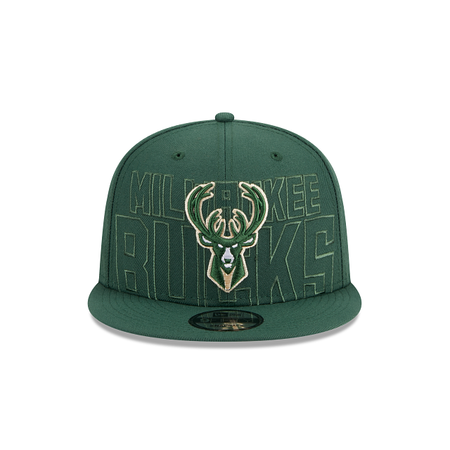 Milwaukee Bucks NBA Authentics On-Stage 2023 Draft 9FIFTY Snapback Hat