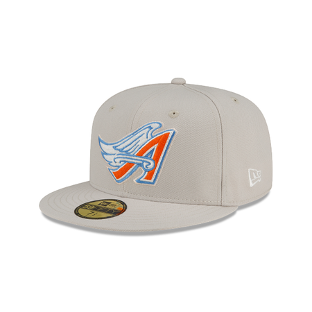 Los Angeles Angels Stone Orange 59FIFTY Fitted Hat