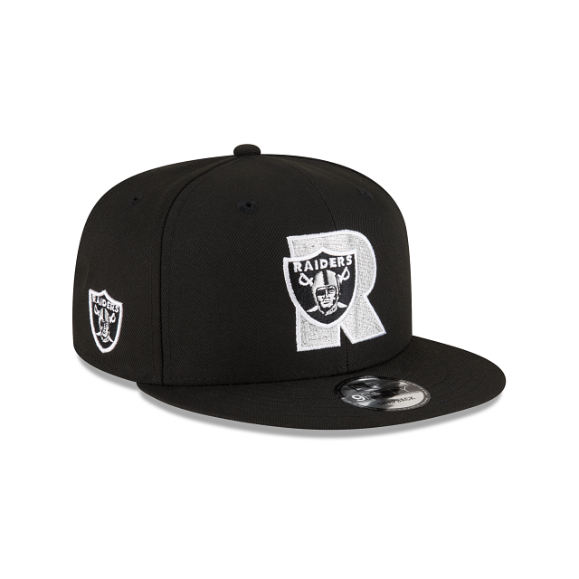 Las Vegas Raiders Black Skull New Era 9FIFTY Snapback Hat
