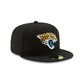 Jacksonville Jaguars Black 59FIFTY Fitted Hat