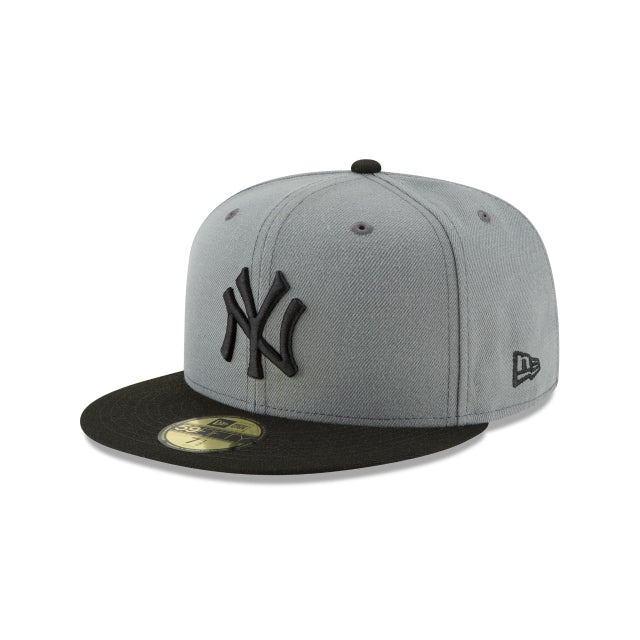 New York Yankees Storm Gray Basic 59FIFTY Fitted Hat – New Era Cap | 