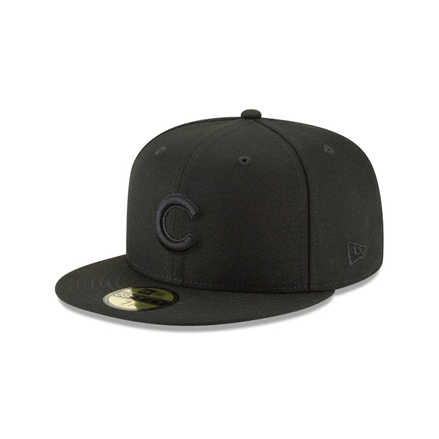 New Era Chicago Cubs Black Primary Logo Basic 59FIFTY Fitted Hat