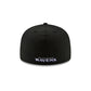 Baltimore Ravens Black 59FIFTY Fitted Hat