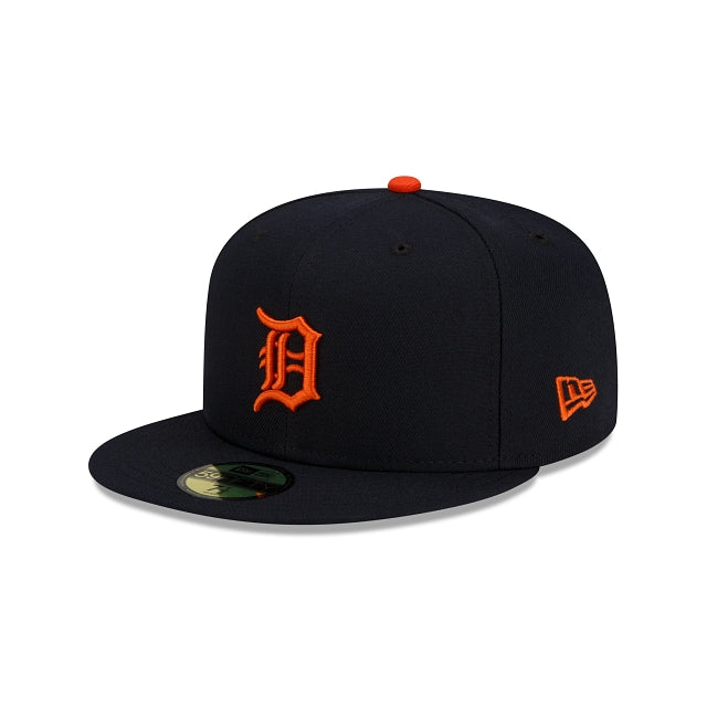New Era Navy Detroit Tigers Authentic Collection On-Field Road 59FIFTY Fitted Hat